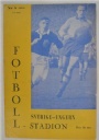Program Fotbollsprogram Sverige-Ungern 1955
