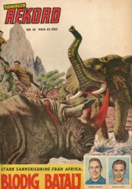 Sportboken - Rekordmagasinet 1957 nummer 14 Tidningen Rekord