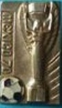 Pins-N�lm�rken-Medaljer Worldcup Mexico 1970