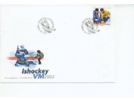 Sportboken - FDC Ishockey VM 2002 24 januari