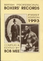 My world British Professional Boxers Records 1993
