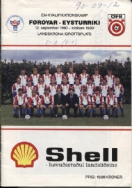 Sportboken - Frarna -Turkiet 1990  EM-kval