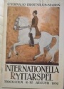 H�STSPORT Internationella  Ryttarspelen C.H.I.O. 1952