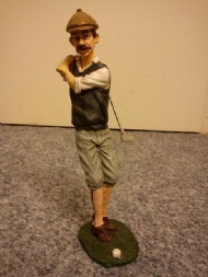 Sportboken - Golfare Figurin