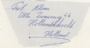 Autografer Piet Kleine skridsko