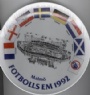 EM-fotboll-UEFA Euro Minnestallrik Fotbolls EM 1992 Malm&ouml;