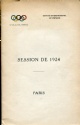 Comit&eacute; International Olympique session de 1924 Paris - 2000 Kr