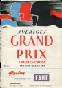 Program Sveriges Grand Prix i moto-cross 1954