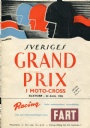 Program Sveriges Grand Prix i moto-cross 1952