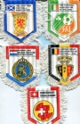 Vimplar-Pennant  Skottland, Nederl&auml;nderna, Belgien, Irland, Schweiz 