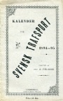 All Old Sportbooks Kalender f&ouml;r Svensk Trafsport 1894-95