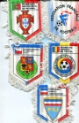 Vimplar-Pennant  Portogal, Jugoslavien, France, Rum&auml;nien, Tjeckien.