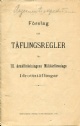 F&ouml;rslag till t&auml;flingsregler  - 200 Kr