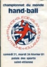 Sportboken - Handball Championnat du monde  V&auml;rldsm&auml;sterskapet 1981