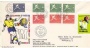 VM fotboll 1958  Fotbolls VM  8/5 1958 FDC