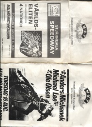 Sportboken - Program Speedway