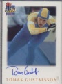 Autografer-Sportmemorabilia Tomas Gustafsson - Skridsko