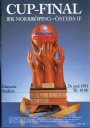 Program Cup-Final Skandiacupen 1991 Norrk&ouml;ping-&Ouml;ster IF