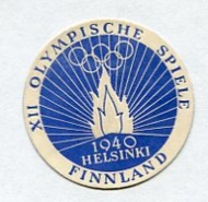 Sportboken - XII Olympishe spiele 1940 Helsinki Finnland