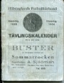 FOTBOLL-FOOTBALL H&auml;lsinglands fotbollf&ouml;rbund T&auml;vlingskalender 1933-1934