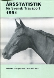 Sportboken - rsstatistik fr Svensk travsport  1991