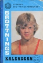 Brottning-Wrestling Brottningskalendern 1982-83
