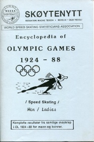 Sportboken - Encyclopedia of Olympic games 1924-88 + supplement 