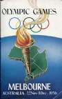 Program Olympic Games Melborne Australia 22 Nov-8 Dec 1956