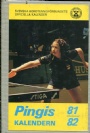 Bordtennis Pingis kalendern 1981-82