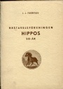 Finska-Suomi Sportbok H&auml;stavelsf&ouml;reningen Hippos &Aring;bo 50-&aring;r