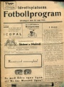 FOTBOLL-FOOTBALL Fotbollprogram Malm&ouml; BI-Lunds BK 1935