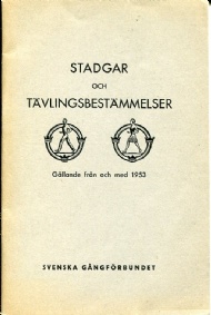 Sportboken - Stadgar och t&auml;vlingsbest&auml;mmelser