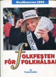 Sportboken - Folkfesten f&ouml;r folkh&auml;lsan  Riksmarschen 1993