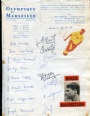 Autografer Olympique Marseille 1969