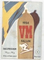 Program VM Skidor Falun 1954