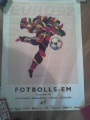 FOTBOLL-FOOTBALL EM-fotboll 92 affisch