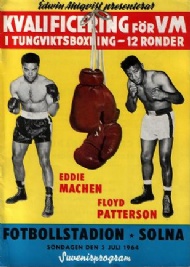 Sportboken - Eddie Machen, USA -Floyd Patterson USA