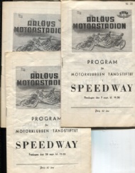 Sportboken - Program Speedway nr. 30-32 1951