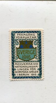 Sportboken - Medverka vid Nationalinsamlingen för Olympiska Spelen i Berlin 1916.