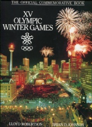 Sportboken - XV Olympic Winter Games in Calgary The Official Commemorative Book.