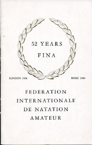 Sportboken - 52 years FINA London 1908 - Rome 1960