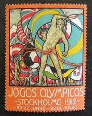 Sportboken - Olympiska Spelen Stockholm 1912 Portugal Brevmärke