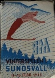 Sportboken - SM vinterspelen i Sundsvall 1940