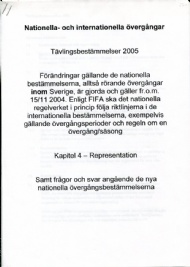 Sportboken - Nationella - Internationella vergngar Fotboll