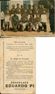 Sportboken - VIII Olympiada Francia 1924 Hollands landslag