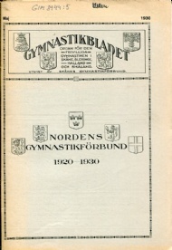 Sportboken - Gymnastikbladet Nordens gymnastikförbund 1920-1930