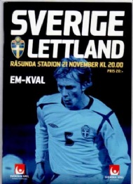 Sportboken - Fotbollsprogram Sverige EM-kval 2006-07  