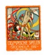 1912 Stockholm Olympiska Spelen Stockholm 1912 Holland Brevmärke