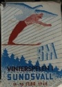 PROGRAM SM vinterspelen i Sundsvall 1940