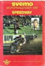 Motorcykelsport Svemo motorkalender 1987